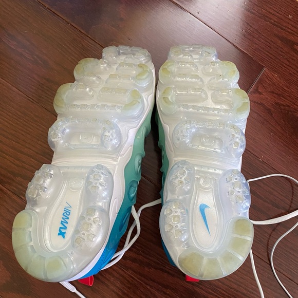 Nike Air Vapormax Plus Sneakers Blue & Green splashed with bit of yellow 🔥🔥🥰 - Picture 7 of 16